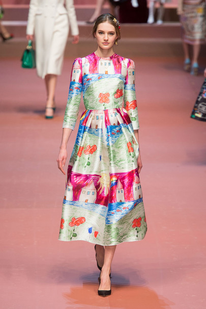 DOLCE & GABBANA на Неделе моды в Милане