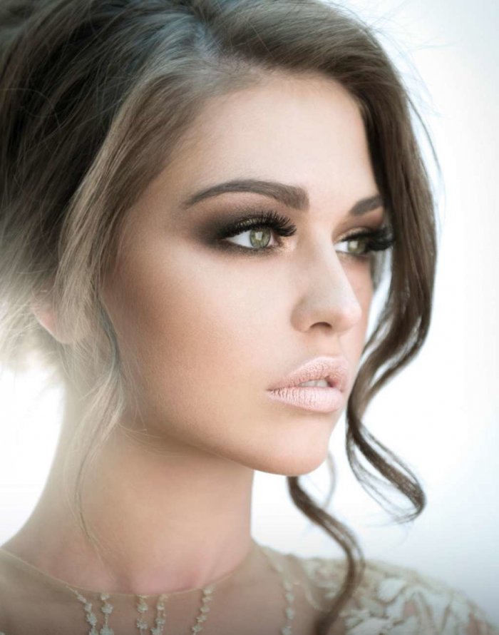 Макияж невесты Смоки айс