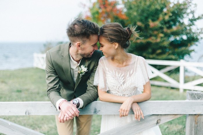 Костюм жениха в стиле рустик