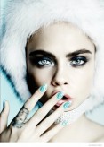Съемка Кары Делевинь для журнала Allure