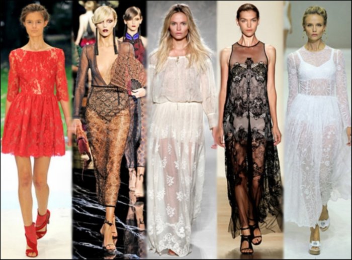 Кружево в моде