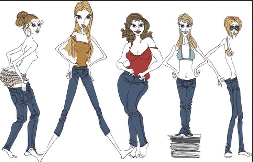 Брюки - дудочки