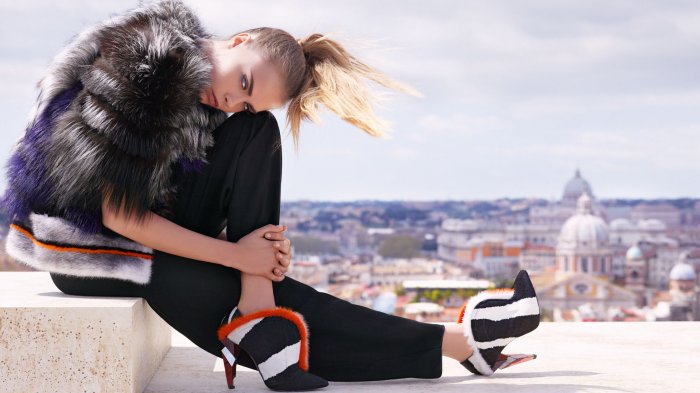 Кара Делевинь для FENDI
