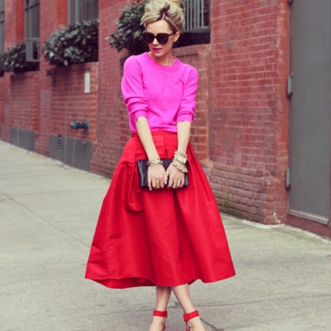 Красный цвет в одежде