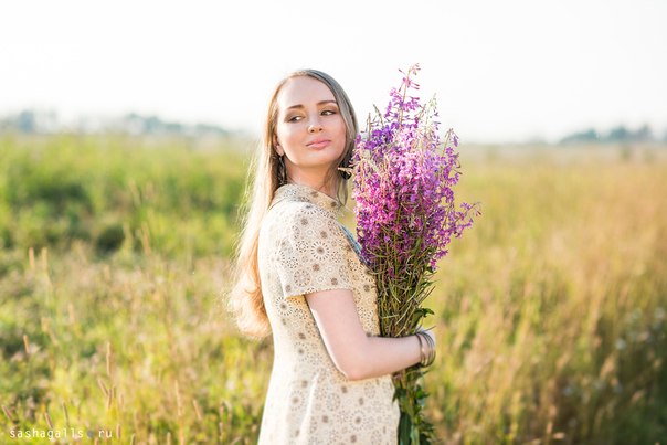 Фотосессия в поле