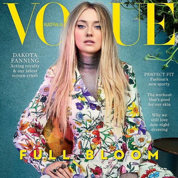 Модель и актриса Дакота Фаннинг снялась для обложки февральского Vogue Australia