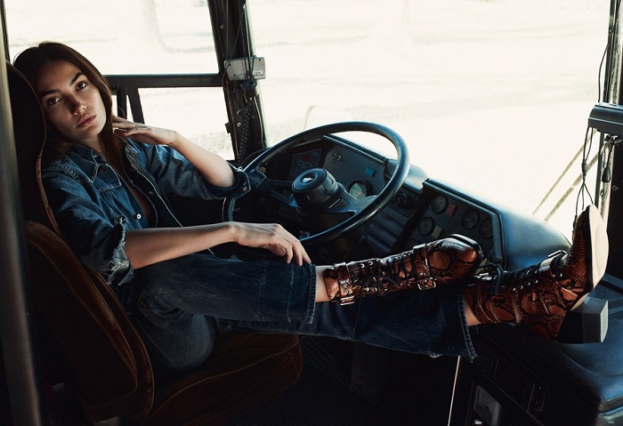 Лили Олдридж на страницах весеннего V Magazine