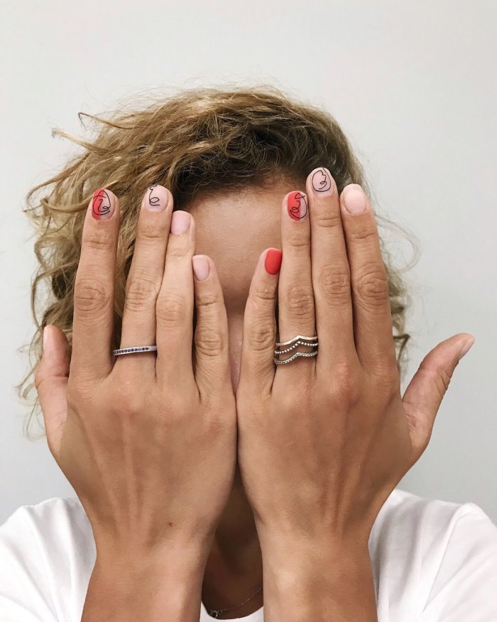 Модный мужской маникюр