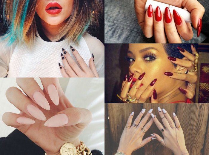Маникюр певицы Рианны
