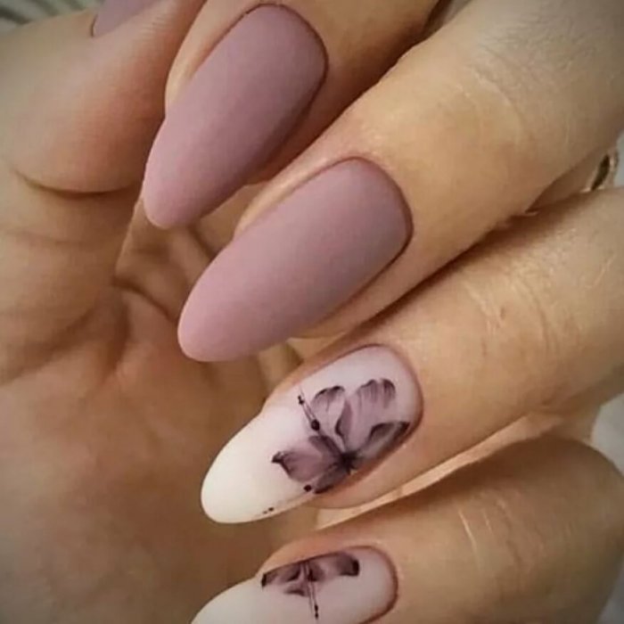 Дизайн ногтей к 8 марта