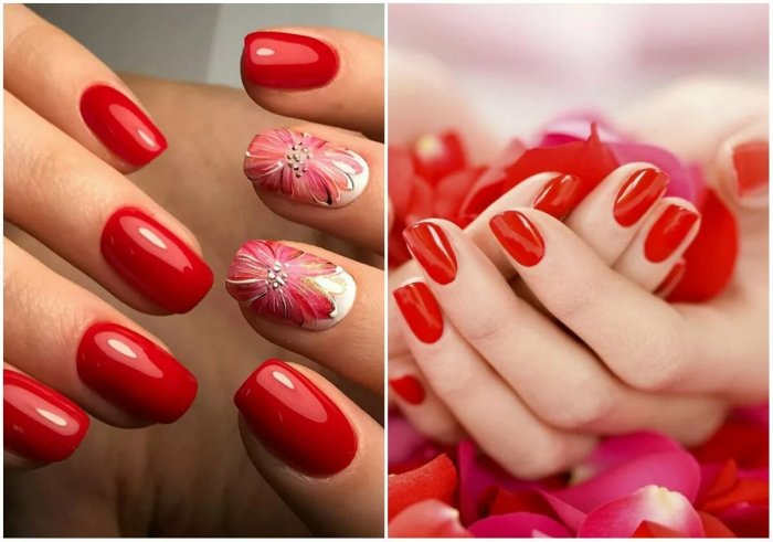 Дизайн ногтей к 8 марта