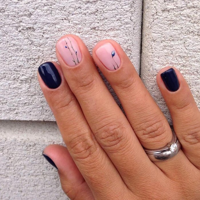 Ногти на 8 марта