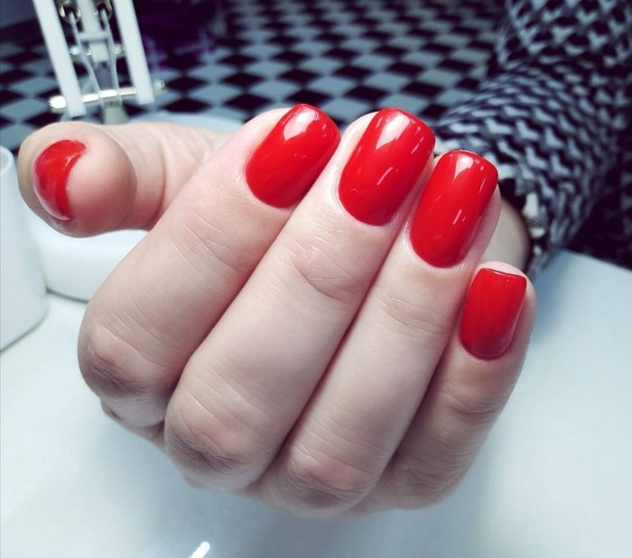 Маникюр к 8 марта на короткие ногти