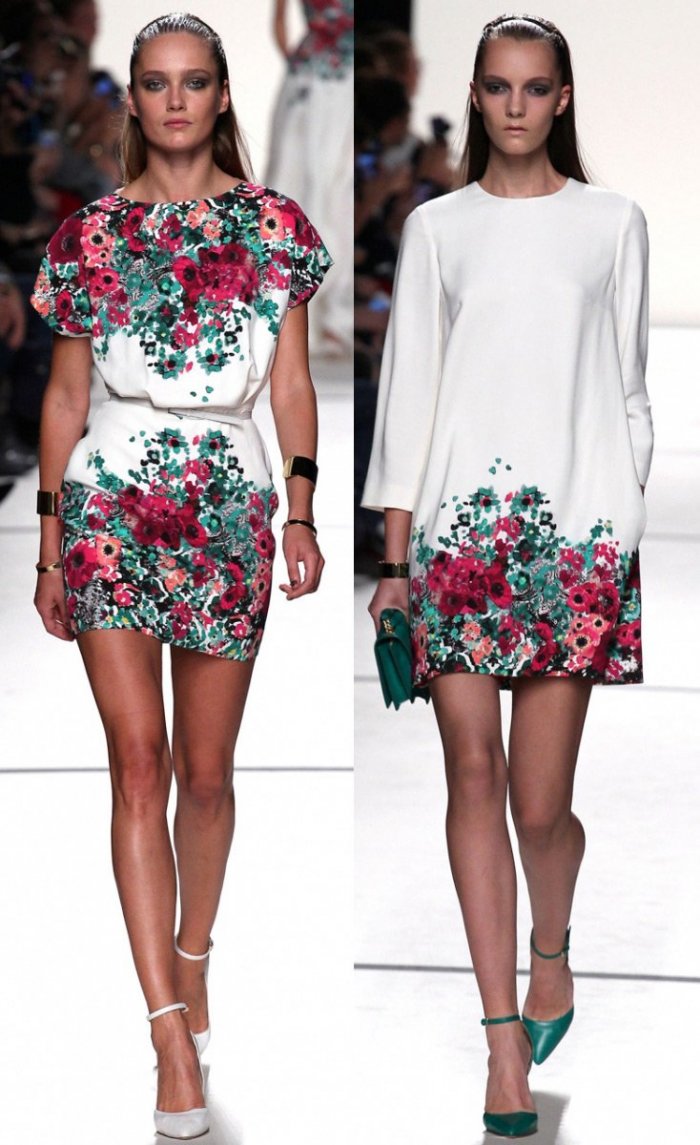 Платье в цветочек