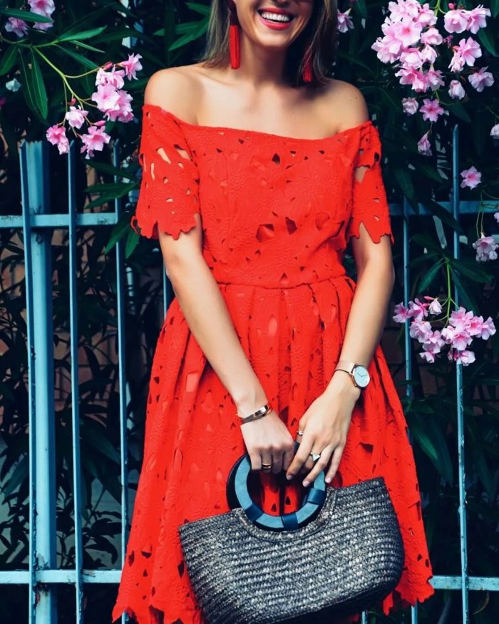 Фотосессия в красивом платье