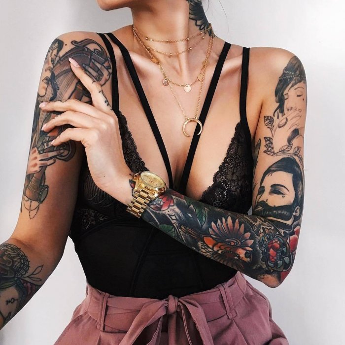 Тату на кисти руки для девушек