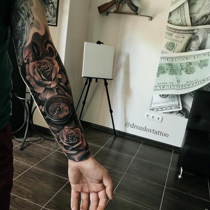 Тату на предплечье мужские