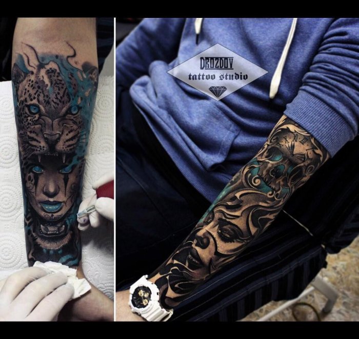 Татухи на предплечье мужские