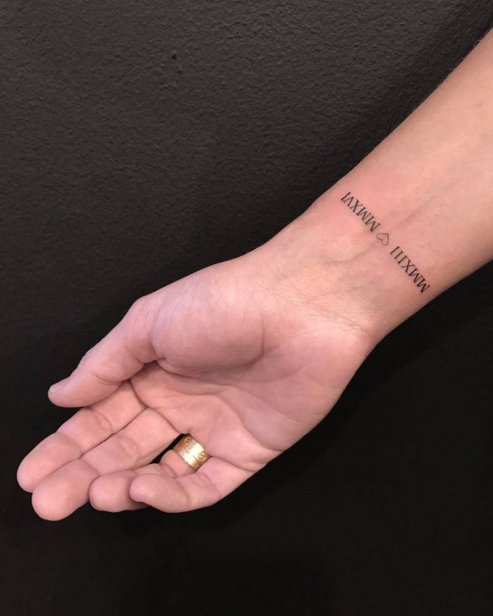 Цветные тату на запястье для мужчин