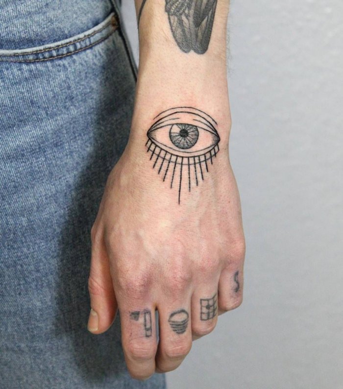 Тату назапьястие мужские