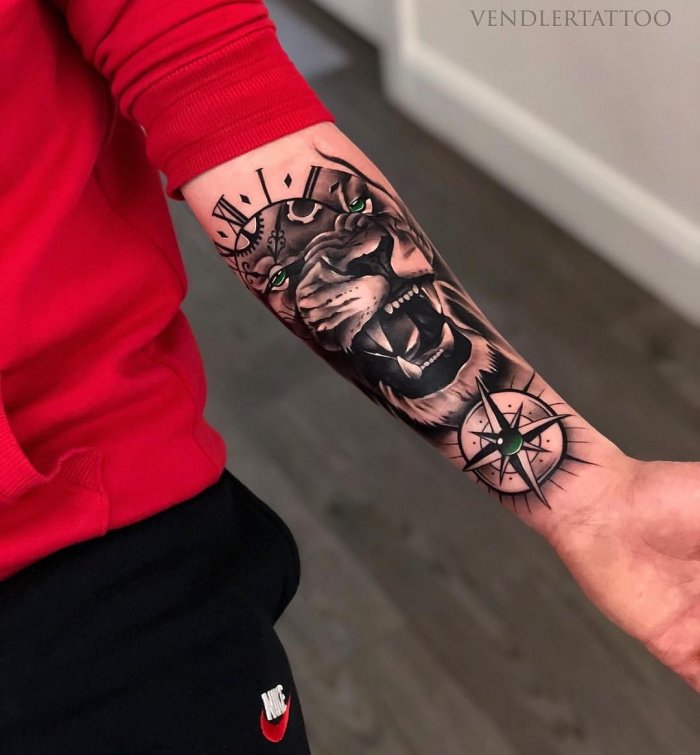 Татумна предплечье мужские