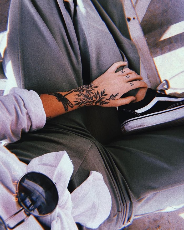 Тату на руке мужские