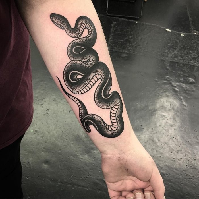 Тату Касатка Полинезия