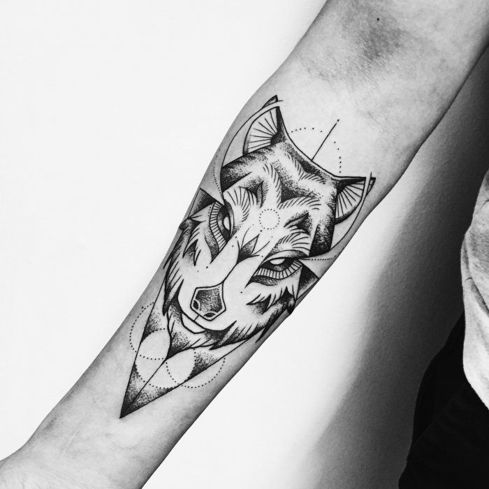 Эскиз рукава до локтя