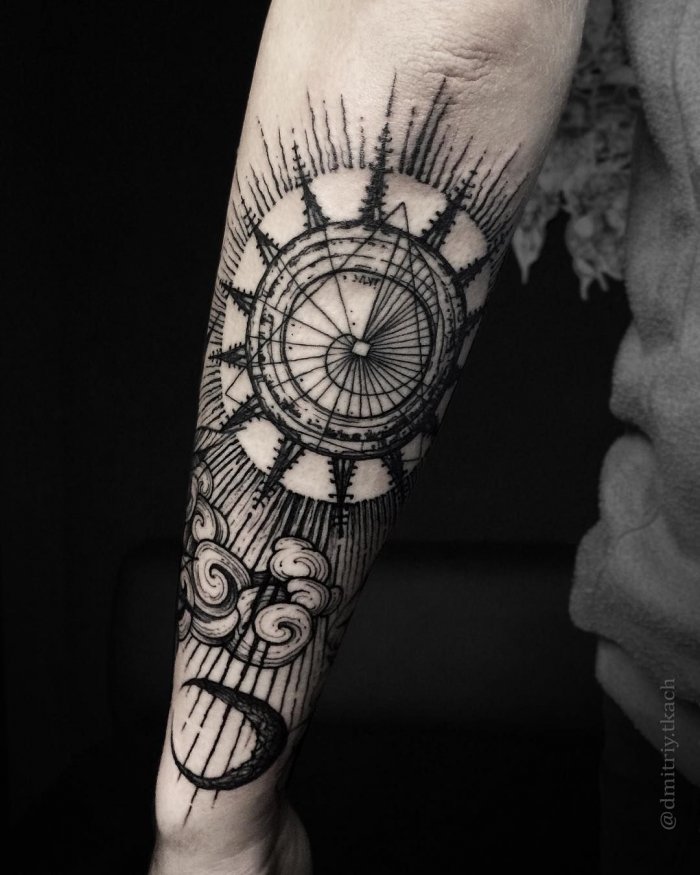 Тату на предплечье мужские