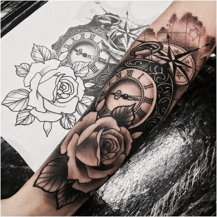 Тату на предплечье мужские