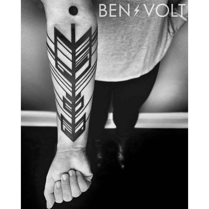 Эскиз тат на предплечие