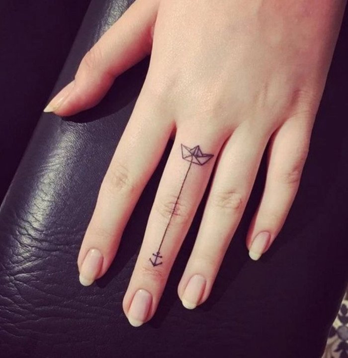 Маленькая тату на руке