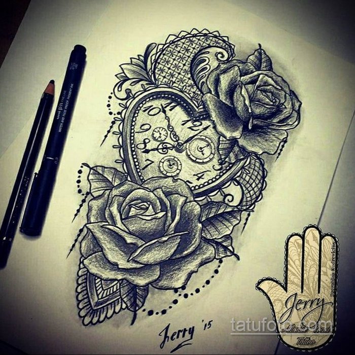 Тату на руке для девушек эскизы