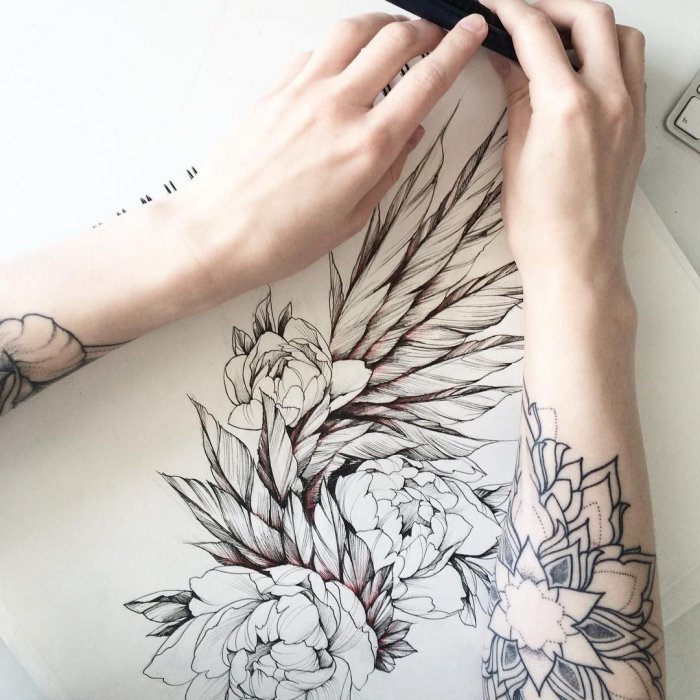 Тату эскизы