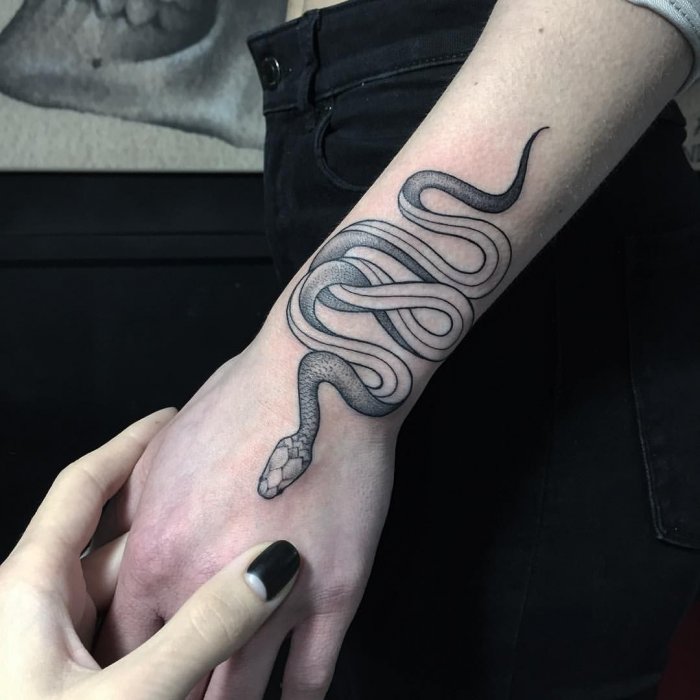 Мужзкиетату на запястье