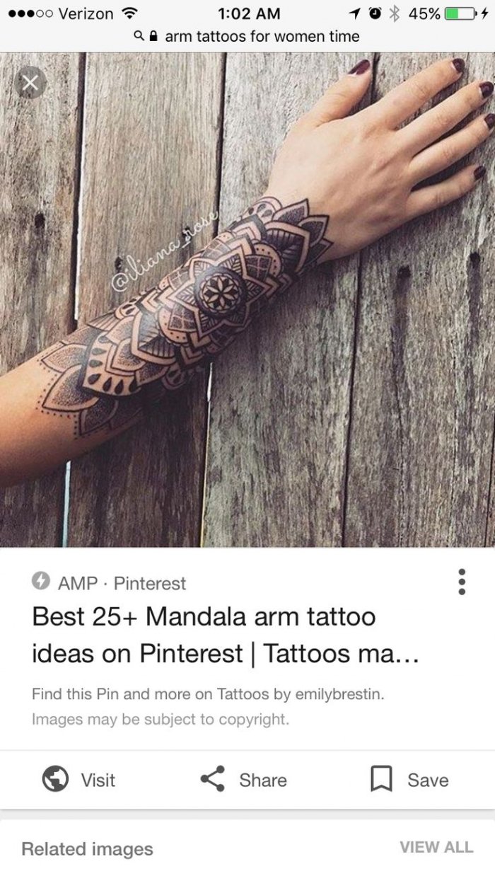 Тату напред плечее для девушек