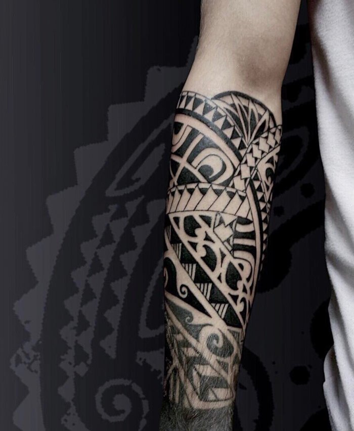 Тату надплечье мужские