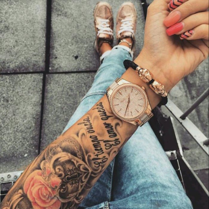 Интересные тату для девушек