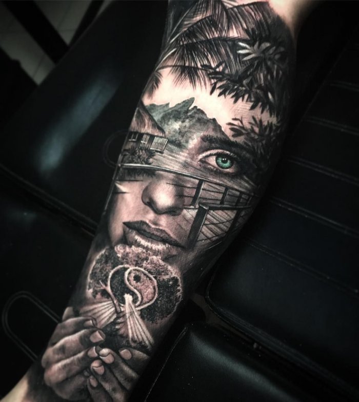 Тату на предплечье мужские