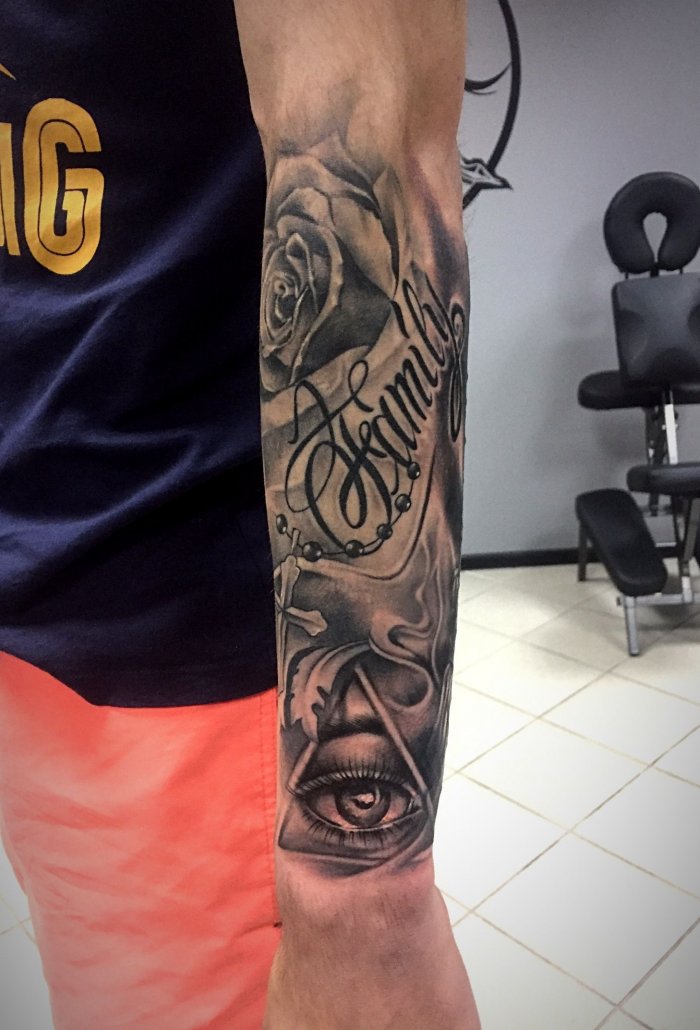 Тату на руке мужские