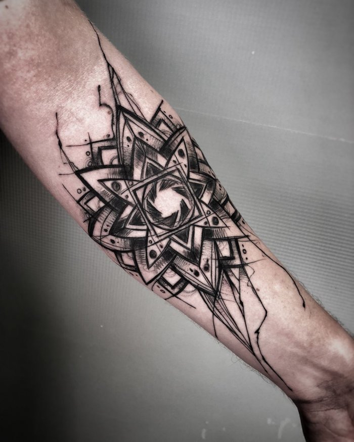 Тату на предплечье мужские