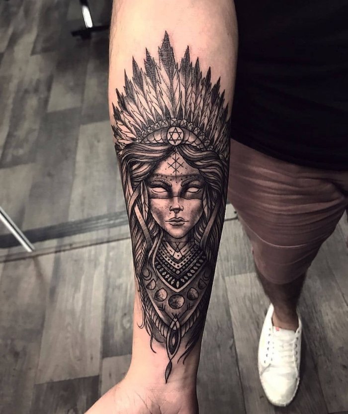 Тату на предплечье мужские