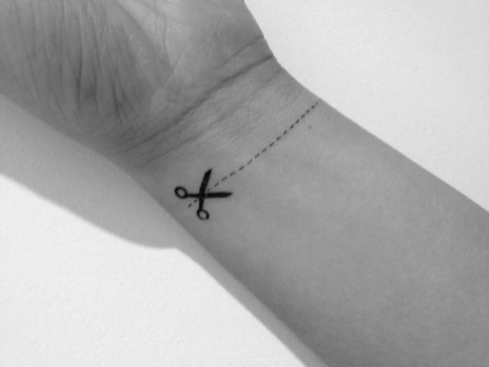 Тату ручкой