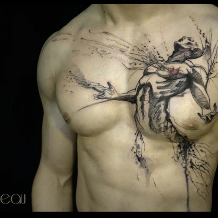 Необычные тату на руке мужские