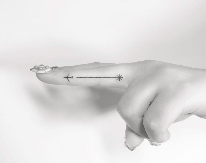 Тату надписи