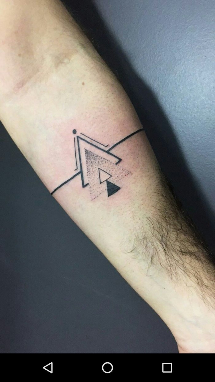 Небольшие тату на руку для мужчин