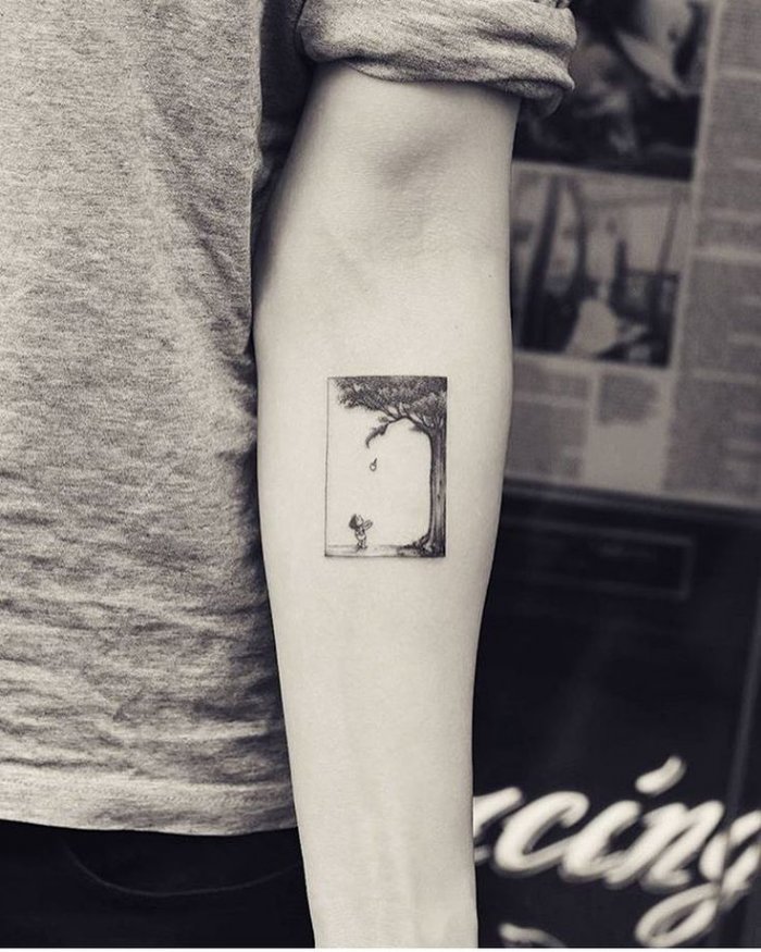 Тату на руке для мужчин