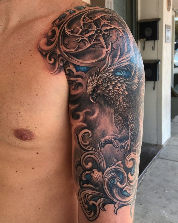 Тату Маори скала Джонсон