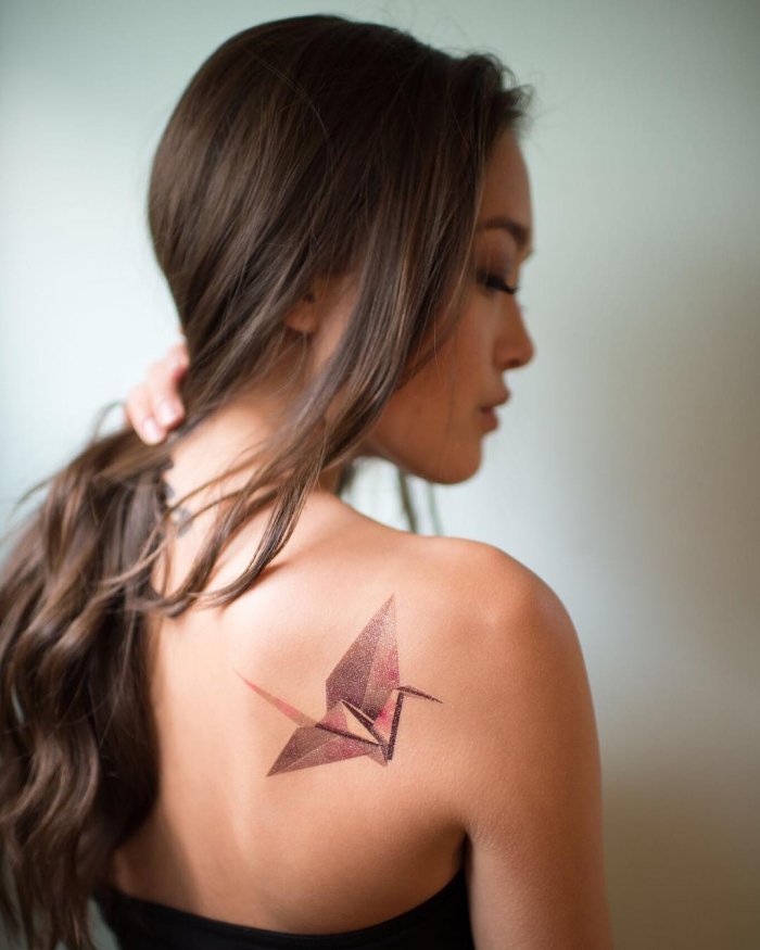 Тату Ловец снов на лопатке