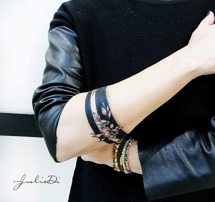 Тату на запястье для парней